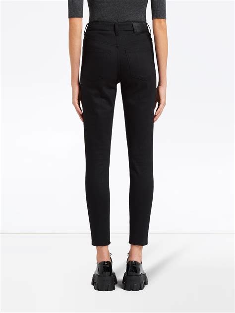 prada womens skinny jeans|ladies prada boyfriend jeans.